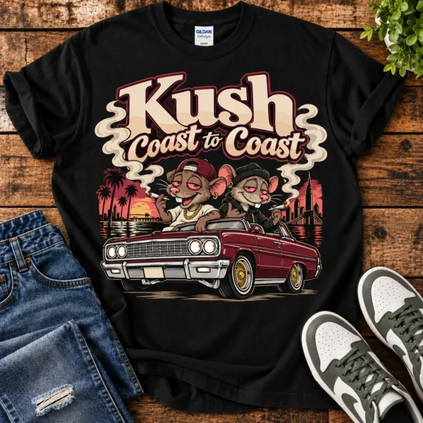 Kush Coast To Coast T-shirt Listing Mkp Kush Coast To Coast Unisex T-Shirt