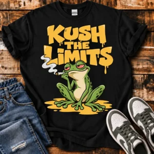 Kush The Limits T shirt Mockup Webp Kush The Limits T-Shirt