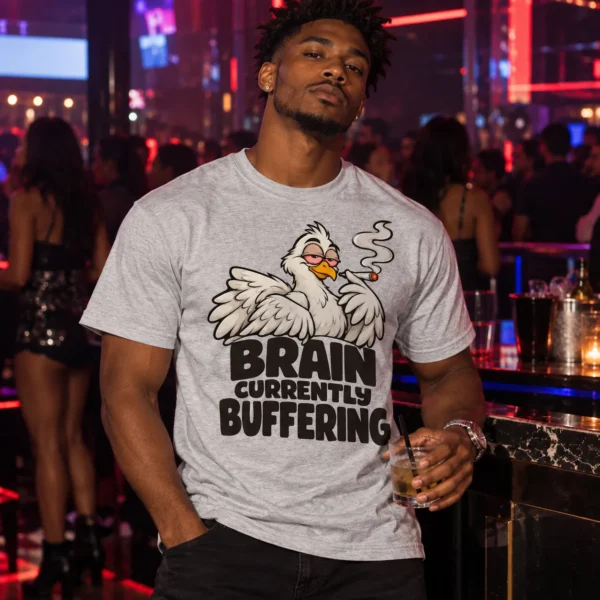 Brain Currently Buffering Unisex T-Shirt