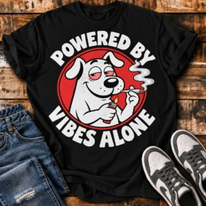 Powered By Vibes Alone Unisex T-Shirt